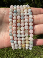 Pastel Morganite 6mm Bracelets
