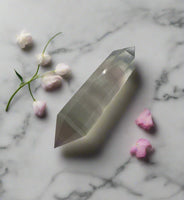 Yttrium Fluorite Double Terminated Wand Scepter #5