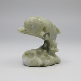 Lantian Jade Carved Dolphin #1