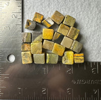 Bumblebee Jasper Cubes Pack of 22