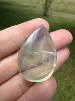 Pear Shape Candy Fluorite Cabochon #2