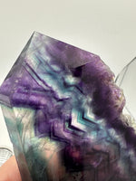 Rainbow Fluorite Raw Side Tower #3