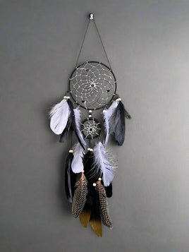 Black Dream Catcher with Feathers #3