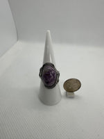 Natural Charoite Ring #2