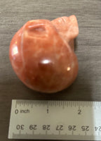 Orange Jade Skull #6