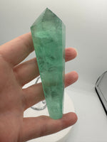 Neon Green Fluorite Scepter #2