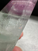 Feather Fluorite Free Form with Rainbow #4