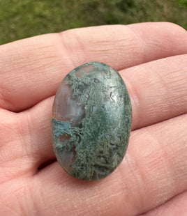 Moss Agate Cabochon #8