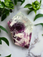 Feather Fluorite Free Form with Rainbow #9