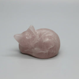 Rosé Quartz Sleeping Cat