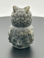 Carved Labradorite Owl