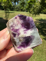 Feather Fluorite Free Form with Rainbows #3