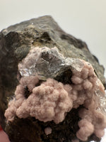 Rhodochrosite, Quartz, Pyrite, Santa Eulalia – Chihuahua, Mexico
