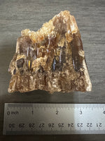 Natural Amber Calcite Raw Specimen UV Reactive #15
