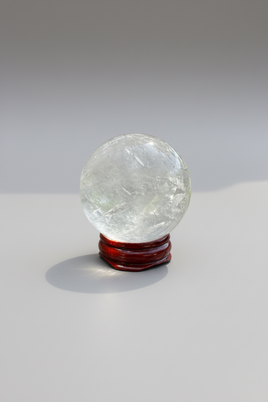 White Calcite Rainbow Sphere #1