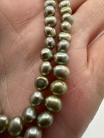 Light Lime Freshwater Pearl Strand #10