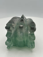 Fluorite Dragon Head Carving #15
