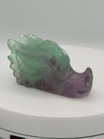 Fluorite Dragon Head Carving #5