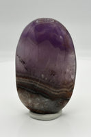 Amethyst Mixed with Stripe Agate Palm Stone #2