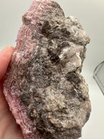Cobaltoan Calcite, Aghbar Mine, Bou Azzer, Morocco