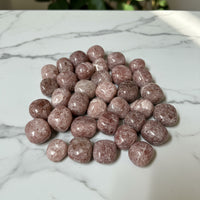 Natural Strawberry Quartz Tumbles