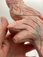 Pink Opal Bird Carving #2