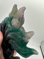 Rainbow Fluorite Nine-Tailed Fox