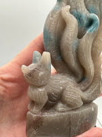 Trolleite Nine-Tailed Fox Carving