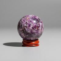 Spark Lepidolite Sphere #4