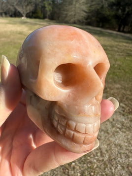 Orange Jade Skull #4