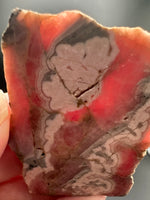 Natural Rhodochrosite Slab #10 – Pink Banded Collector Specimen