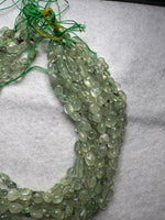Prehnite Freeform Bead Strand