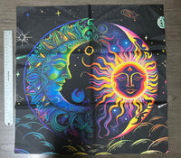 Mystical Sun and Moon Altar/Tarot Cloth
