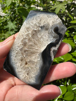Black Onyx & Quartz Obelisk Tower #5
