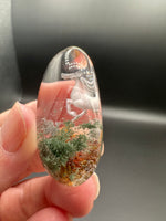 Beautiful Horse Garden Quartz Inner Scene Carving #2