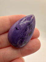 Charoite Pear Shape Cabochon Good Quality #4