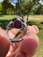 Natural Charoite Ring #12