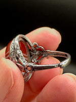 Vintage Style Carnelian Stainless Steel Adjustable Ring #2