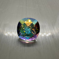 Mercury Mist Topaz 10mm Cushion Cut 5.15ct