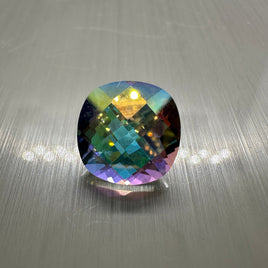 Mercury Mist Topaz 10mm Cushion Cut 5.15ct