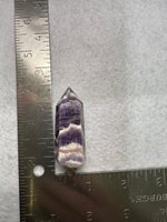 Double Terminated Chevron Amethyst Point #18