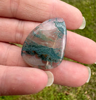 Moss Agate Cabochon #6