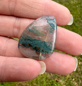 Moss Agate Cabochon #6