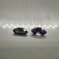 Lab Created Alexandrite 4x2mm Marquise Pair