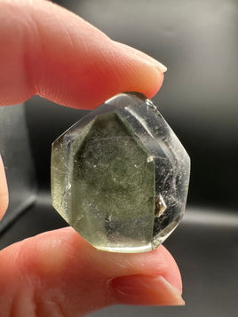 Garden Quartz Mountain Shape Inclusion – Scenic Green Phantom Formation