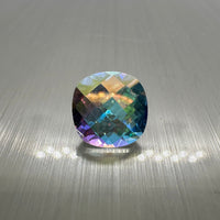 Mercury Mist Topaz 10mm Cushion Cut 5.05ct
