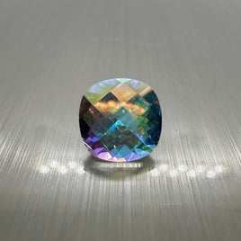 Mercury Mist Topaz 10mm Cushion Cut 5.05ct