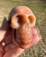 Orange Jade Skull #3