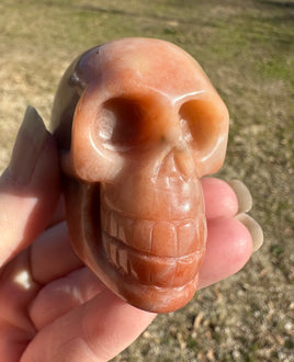 Orange Jade Skull #3