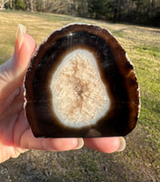 Polished Front Agate Geode #1